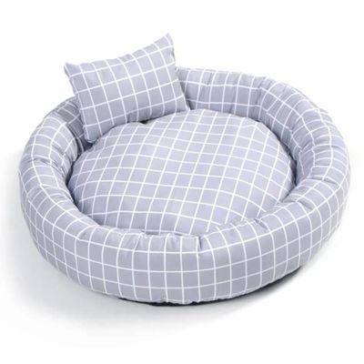 Hurtownia Okrągłe Miękkie Ciepłe Legowisko z Poduszką Donut Cuddler Koty Psy Łóżko Legowisko dla zwierząt luksusowe z antypoślizgowym dnem