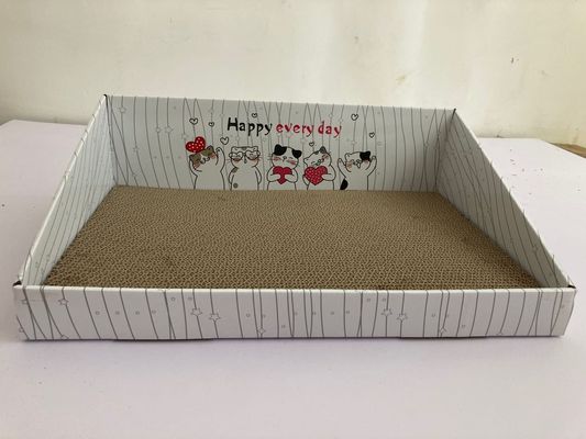 Nadające się do recyklingu łóżko z tektury falistej dla kota 700g do zabawy w relaks