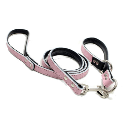 Custom Puppy Popularny zestaw obroży i smyczy dla psa Regulowany skórzany łańcuszek P Dog Choke