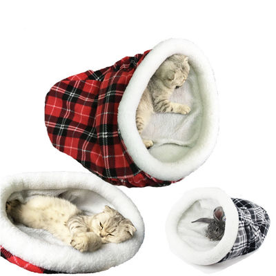 Outdoor and Indoor Koty Psy Wygodne legowisko dla zwierząt Lamb Pluszowy śpiwór dla szczeniąt