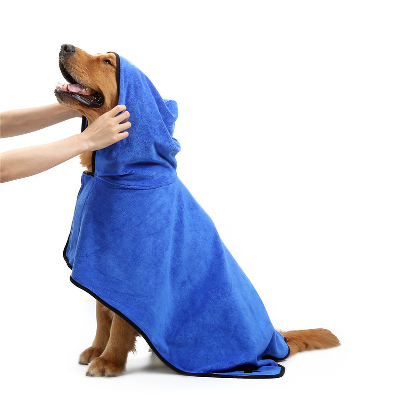 bibulous Pet Grooming Tools Miękkie chłonne ręczniki z mikrofibry szybkoschnące dla psów