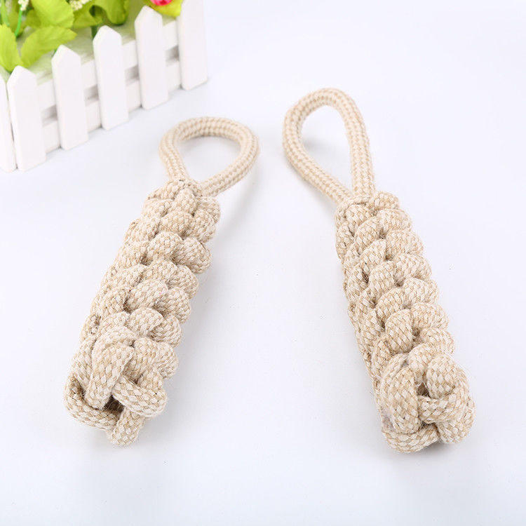 Bawełniane Zmywalne Liny Chew Dog Pet Toys Trwała Kukurydza Szczoteczka do Zębów