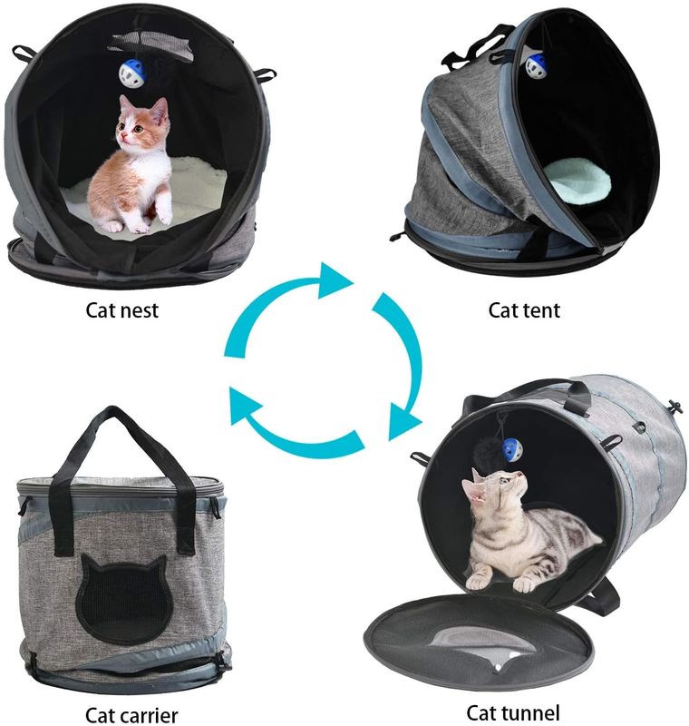 Plecak 3 w 1 Cat Bag Carrier z polarową matą