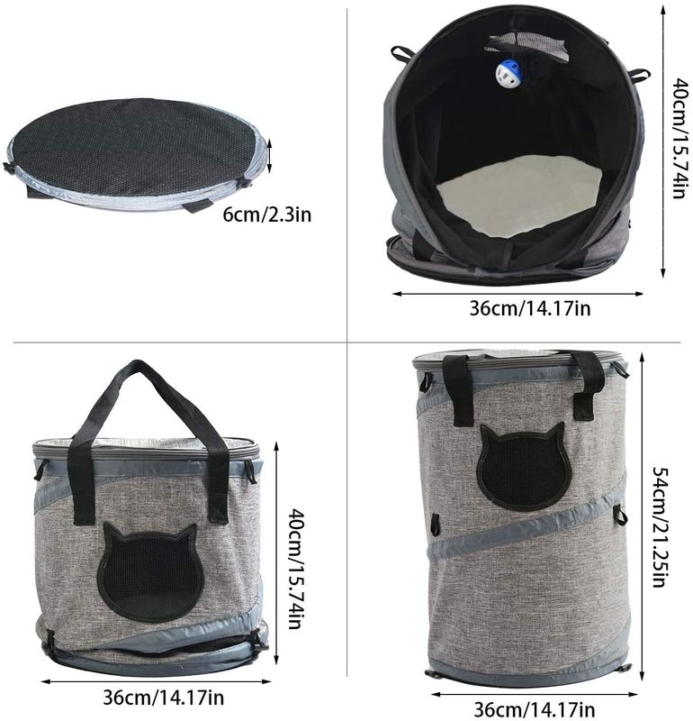 Plecak 3 w 1 Cat Bag Carrier z polarową matą