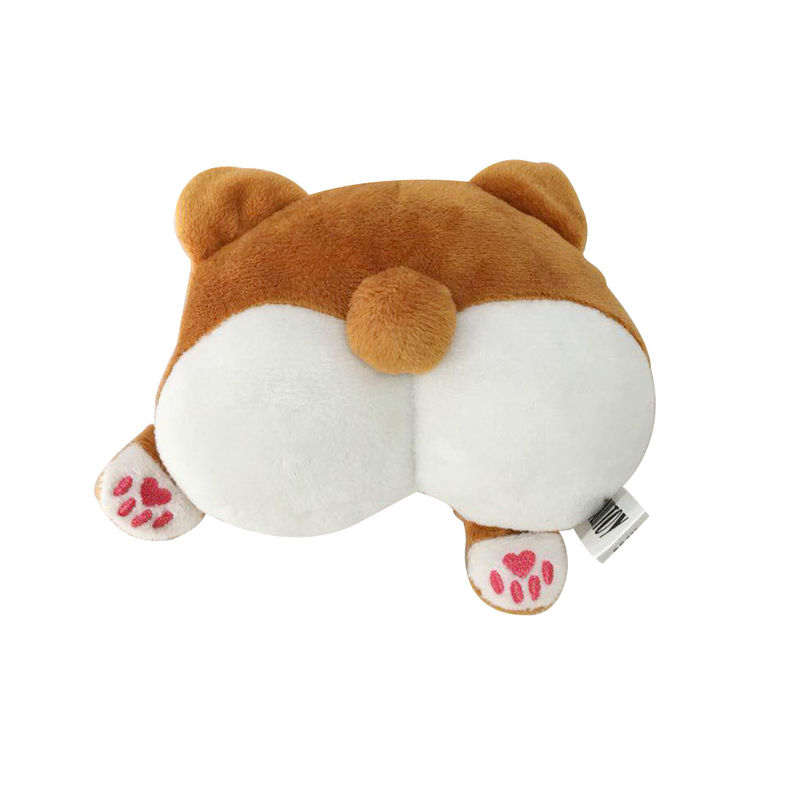Corgi Butt Shape Dog Zabawki dla zwierząt Miękka pluszowa zabawka piszcząca dla psa 37g