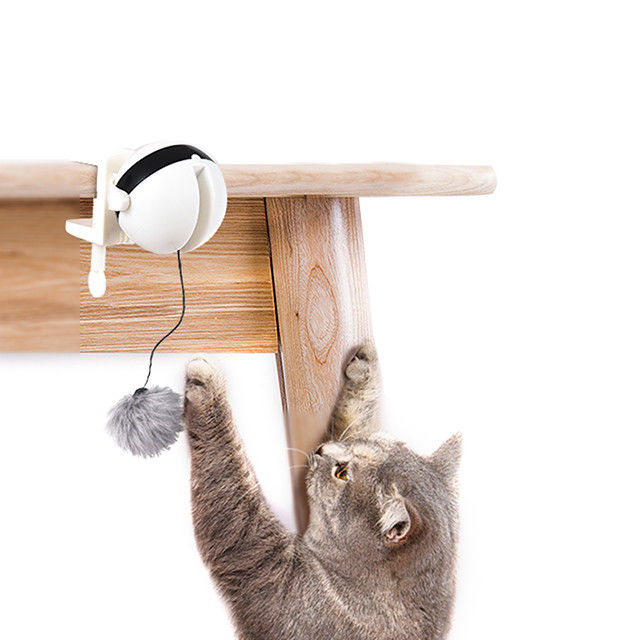 Interaktywny elektroniczny Auto Lift Ball Cat Zabawki dla zwierząt Funny Stick Cat Teaser Toy