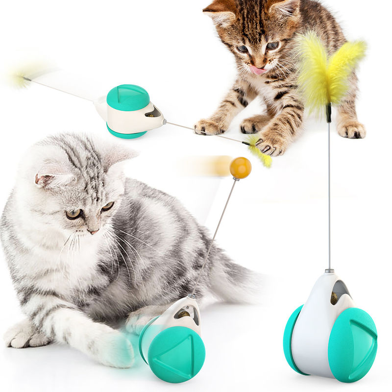 ABS Cat Balance Toy Obrotowe prezenty Kitty Catnip Interaktywna piłka dla zwierząt