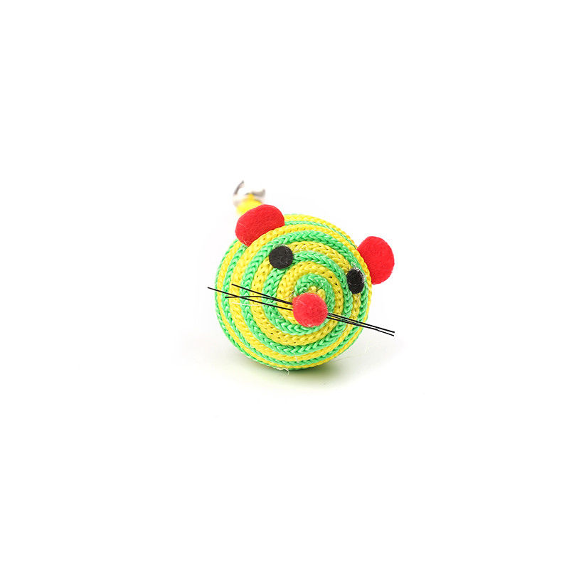Nylonowa linka do liny Bell Cat Zabawki dla zwierząt z myszką Cat Mouse Toy