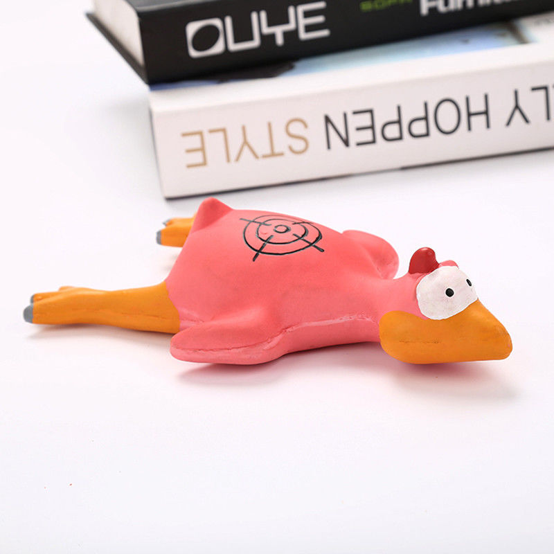 Piszcząca zabawka dla psa do żucia molowy lateksowy krzyczący indyk 23cm