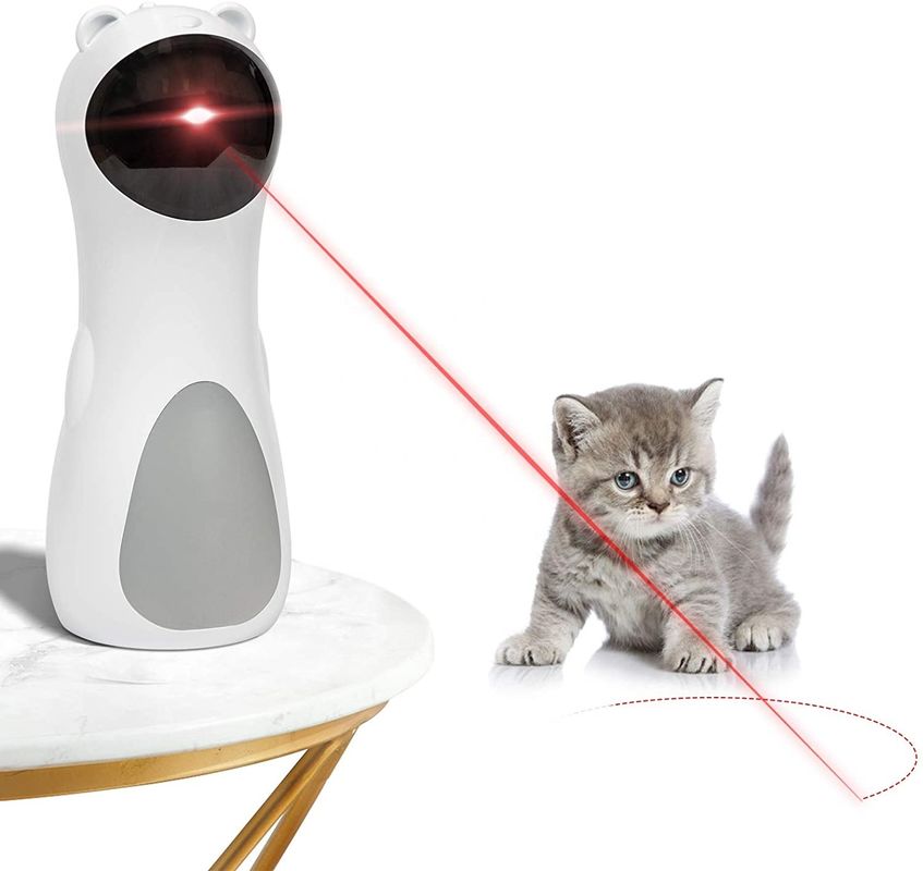 Interaktywna automatyczna zabawka laserowa dla kota dla kotka Ładowanie USB Automatyczny wskaźnik laserowy Zabawka dla kota