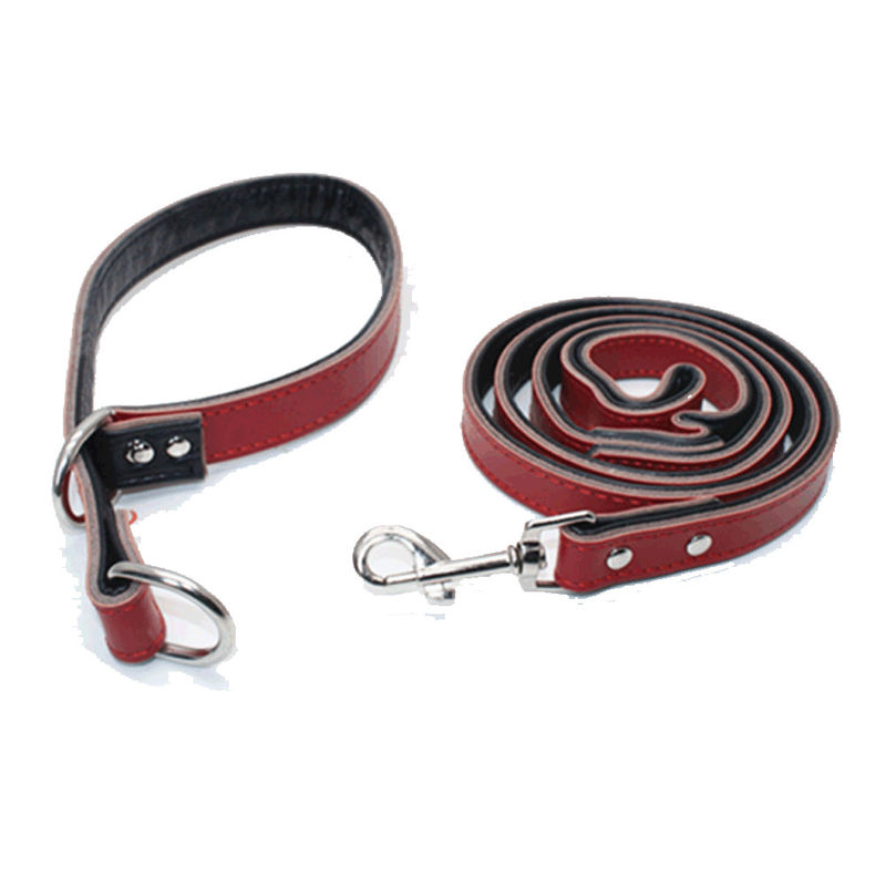 Custom Puppy Popularny zestaw obroży i smyczy dla psa Regulowany skórzany łańcuszek P Dog Choke