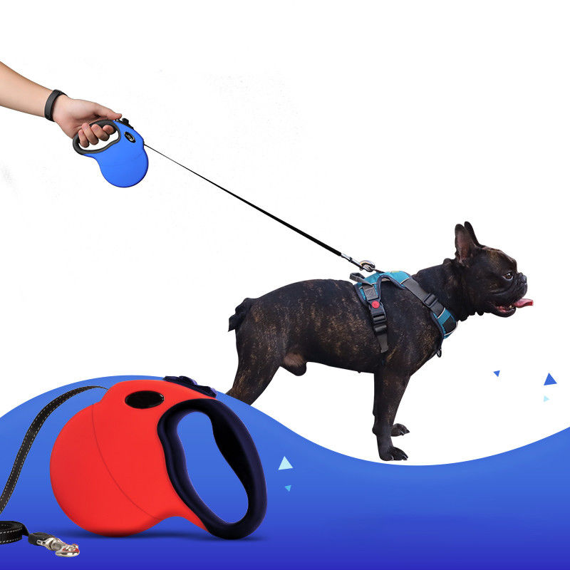 Antypoślizgowy uchwyt Nylonowa chowana odblaskowa smycz dla psa smycz dla psa Accesorios Para Mascotas
