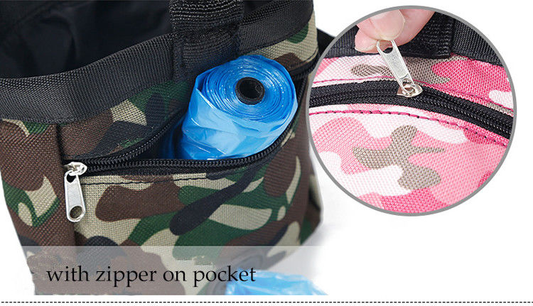 Wodoodporna torba na talię Camo Pet Outdoor Akcesoria Treningowa torba na przekąski dla psów