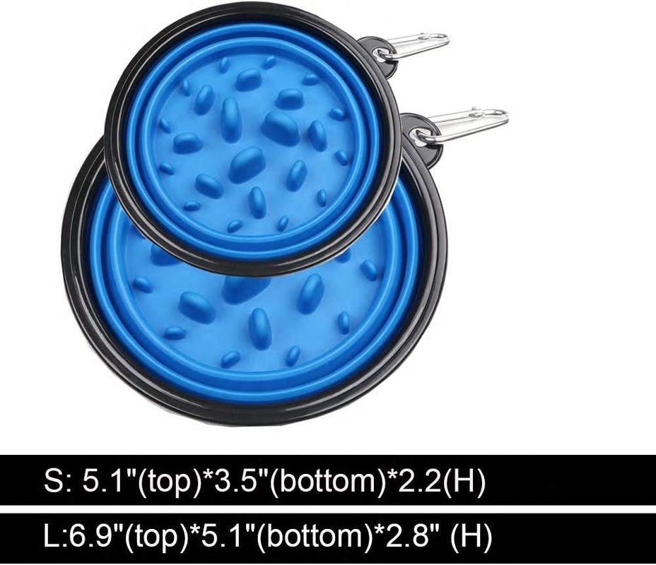 Zwierzęta wolno karmiąca miska dla psa Outdoor Multi Colors wolno karmiąca miska dla psa