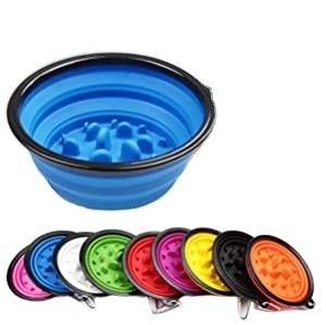 Slow Eat Dog Food Bowl Powolne karmienie Interaktywne miski dla psów z wzdęciem dla zabawy
