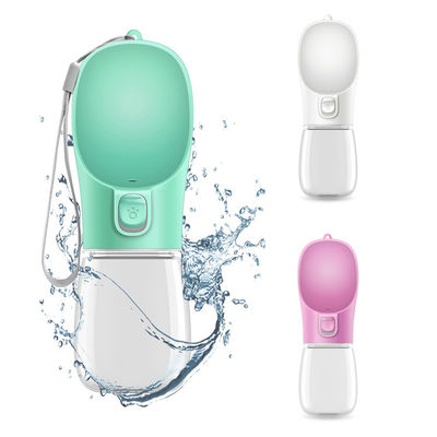 Travel Drink Carre Cup Szczelna miska dla psa Butelka na wodę na zewnątrz Bez BPA 350 ml